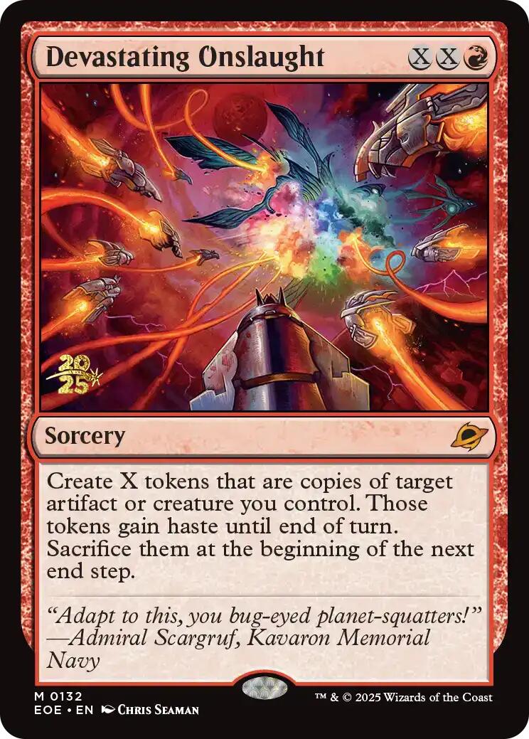 Devastating Onslaught [Edge of Eternities Prerelease Promos] | Game Master's Emporium (The New GME)
