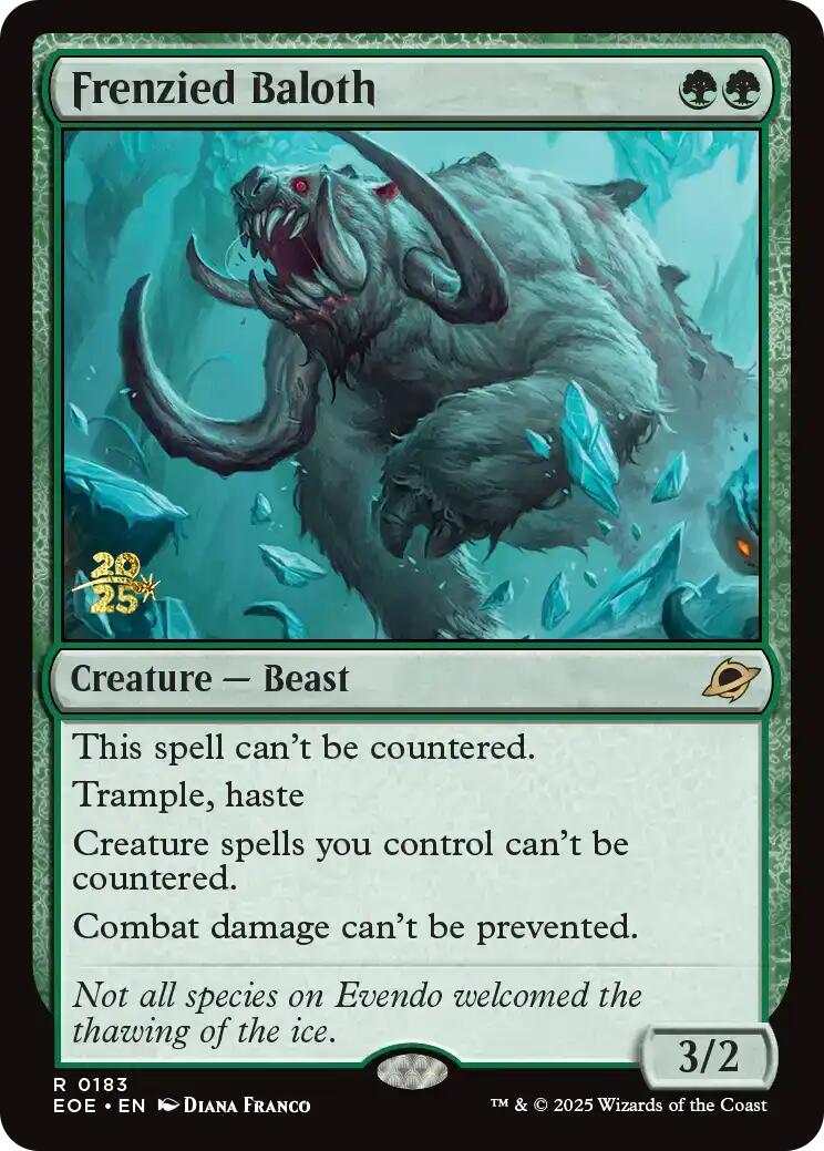 Frenzied Baloth [Edge of Eternities Prerelease Promos] | Game Master's Emporium (The New GME)