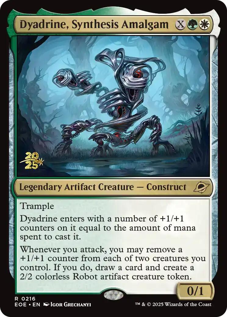 Dyadrine, Synthesis Amalgam [Edge of Eternities Prerelease Promos] | Game Master's Emporium (The New GME)