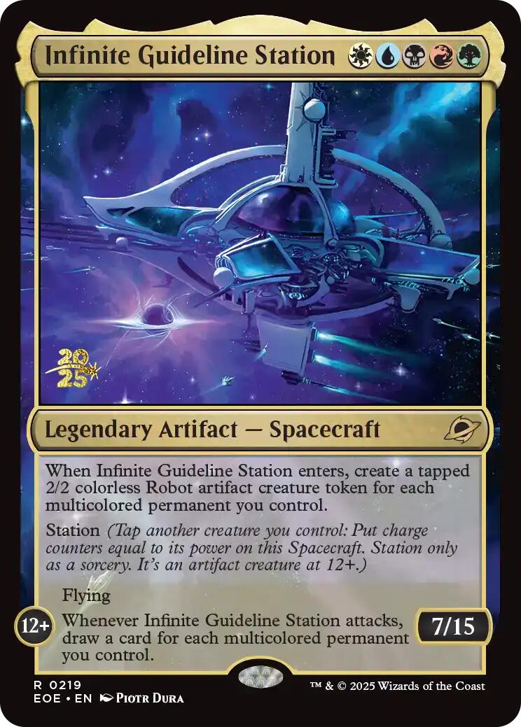 Infinite Guideline Station [Edge of Eternities Prerelease Promos] | Game Master's Emporium (The New GME)