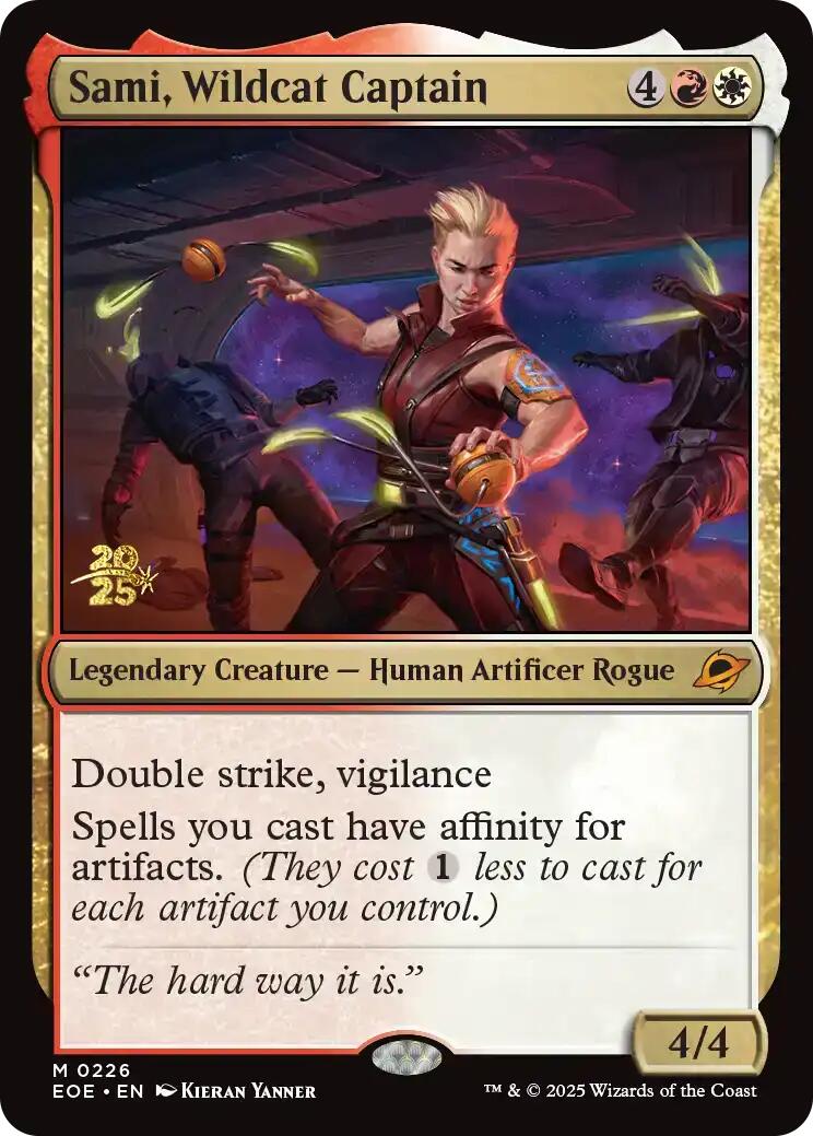 Sami, Wildcat Captain [Edge of Eternities Prerelease Promos] | Game Master's Emporium (The New GME)