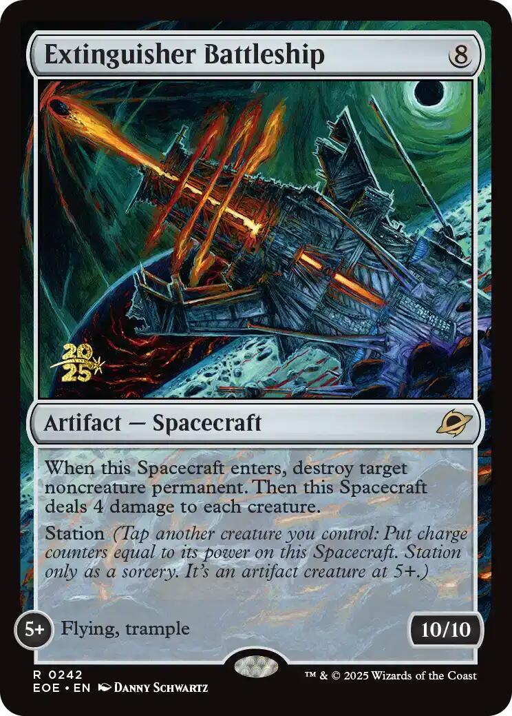 Extinguisher Battleship [Edge of Eternities Prerelease Promos] | Game Master's Emporium (The New GME)