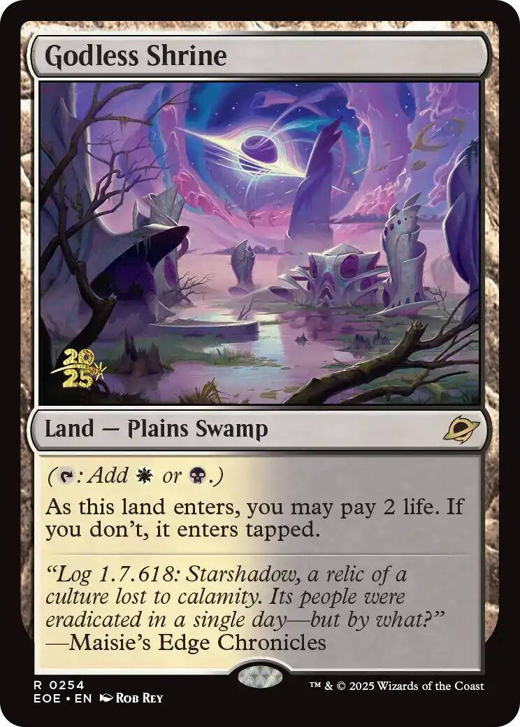 Godless Shrine [Edge of Eternities Prerelease Promos] | Game Master's Emporium (The New GME)