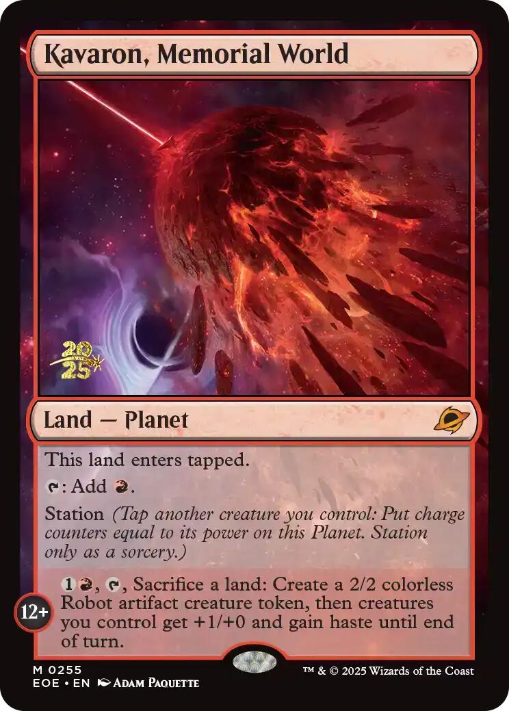 Kavaron, Memorial World [Edge of Eternities Prerelease Promos] | Game Master's Emporium (The New GME)