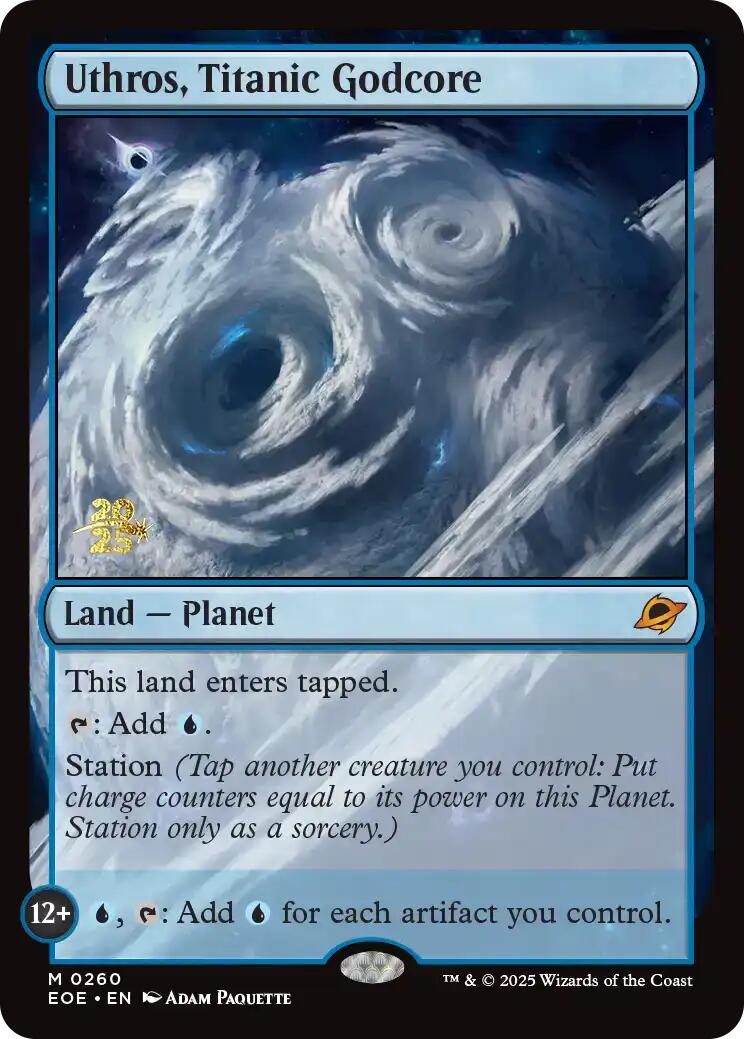 Uthros, Titanic Godcore [Edge of Eternities Prerelease Promos] | Game Master's Emporium (The New GME)