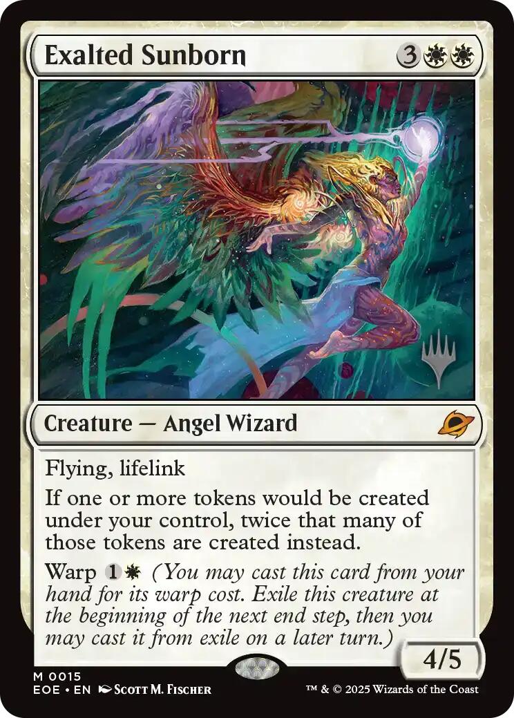 Exalted Sunborn (Promo Pack) [Edge of Eternities Promo Pack] | Game Master's Emporium (The New GME)