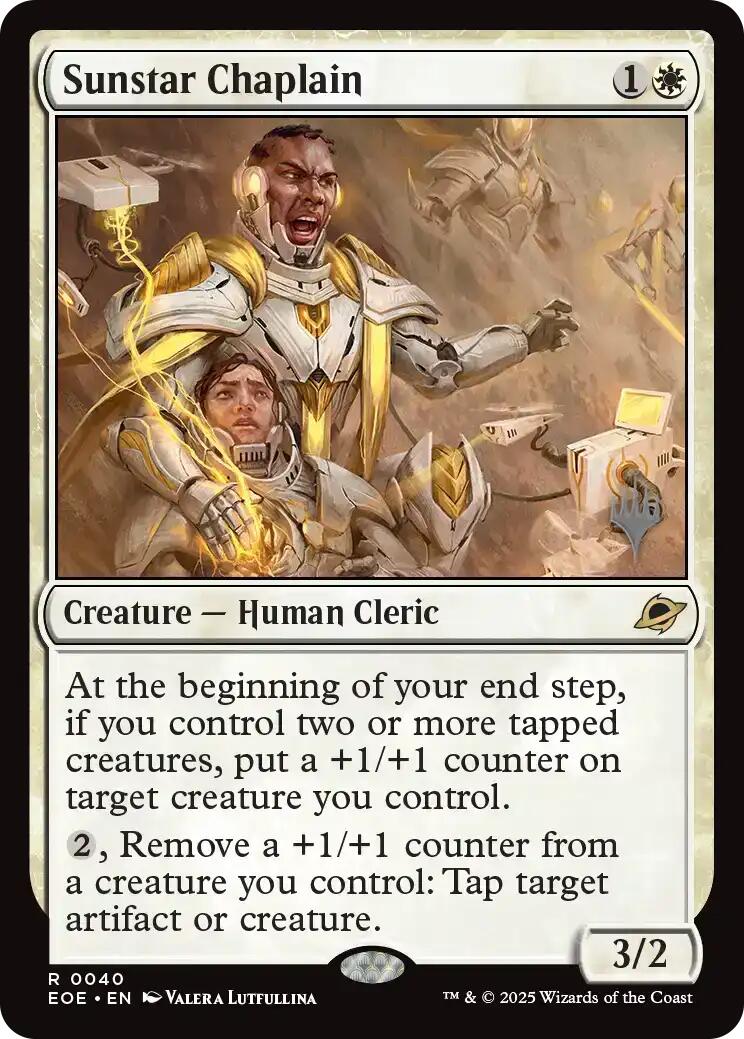 Sunstar Chaplain [Edge of Eternities Promo Pack] | Game Master's Emporium (The New GME)