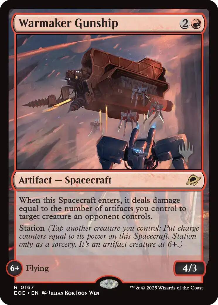 Warmaker Gunship [Edge of Eternities Promo Pack] | Game Master's Emporium (The New GME)