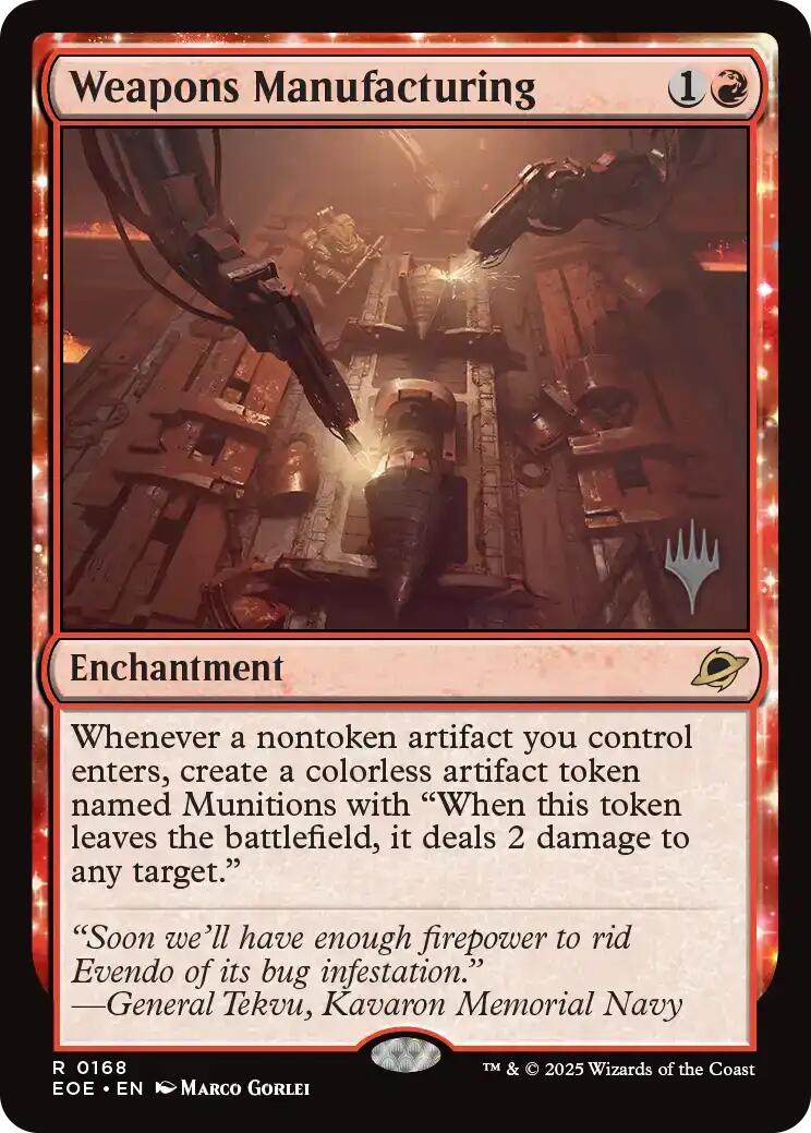Weapons Manufacturing [Edge of Eternities Promo Pack] | Game Master's Emporium (The New GME)