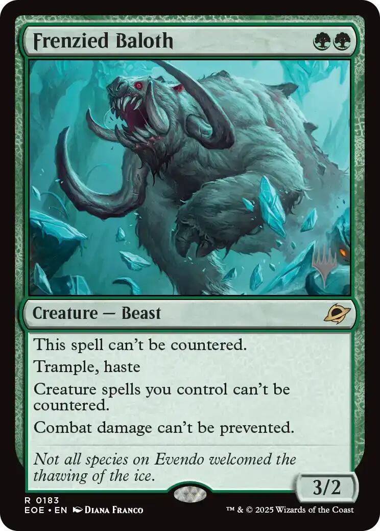 Frenzied Baloth [Edge of Eternities Promo Pack] | Game Master's Emporium (The New GME)