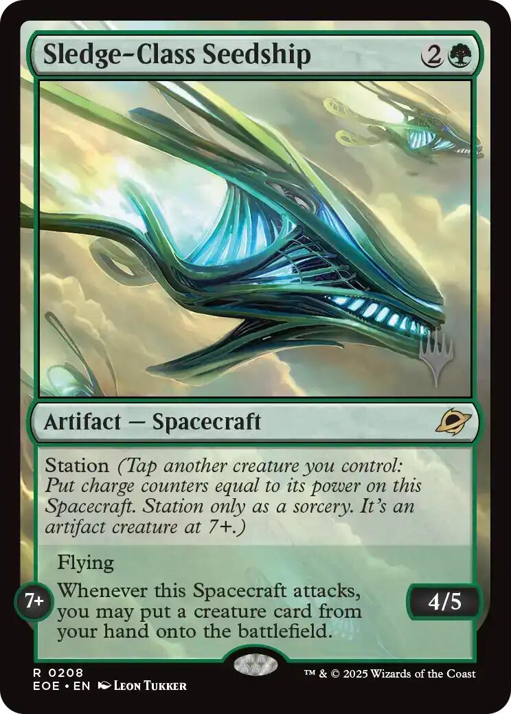 Sledge-Class Seedship [Edge of Eternities Promo Pack] | Game Master's Emporium (The New GME)