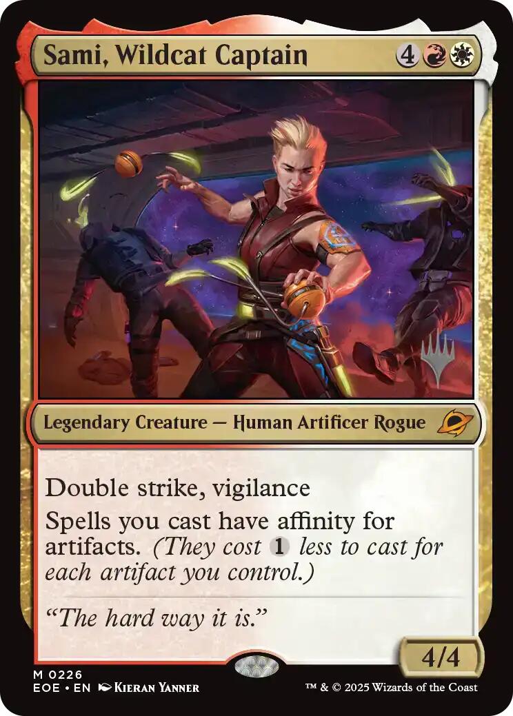 Sami, Wildcat Captain [Edge of Eternities Promo Pack] | Game Master's Emporium (The New GME)