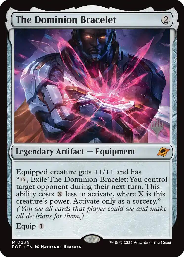 The Dominion Bracelet (Promo Pack) [Edge of Eternities Promo Pack] | Game Master's Emporium (The New GME)