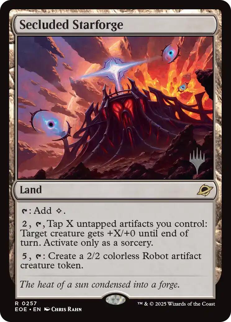 Secluded Starforge [Edge of Eternities Promo Pack] | Game Master's Emporium (The New GME)