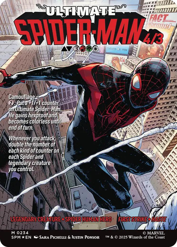 Miles Morales (0234) (Borderless) [Marvel's Spider-Man] | Game Master's Emporium (The New GME)
