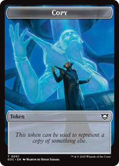 Copy // Golem (0012) Double-Sided Token [Edge of Eternities Commander Tokens] | Game Master's Emporium (The New GME)