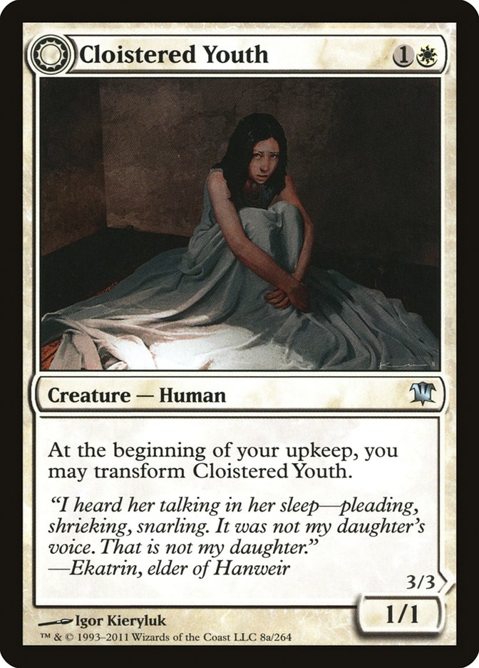 Cloistered Youth // Unholy Fiend [Innistrad] | Game Master's Emporium (The New GME)