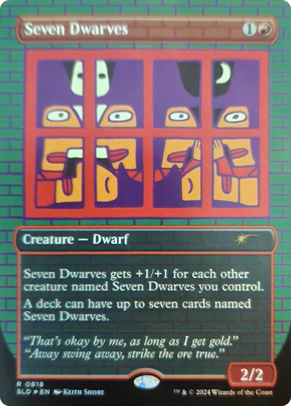 Seven Dwarves (0818) (Rainbow Foil) [Secret Lair Drop Series] | Game Master's Emporium (The New GME)