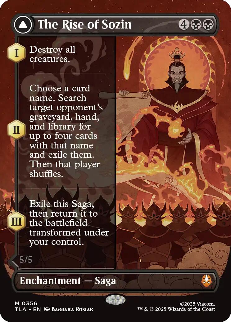 The Rise of Sozin (Borderless) [Avatar: The Last Airbender] | Game Master's Emporium (The New GME)
