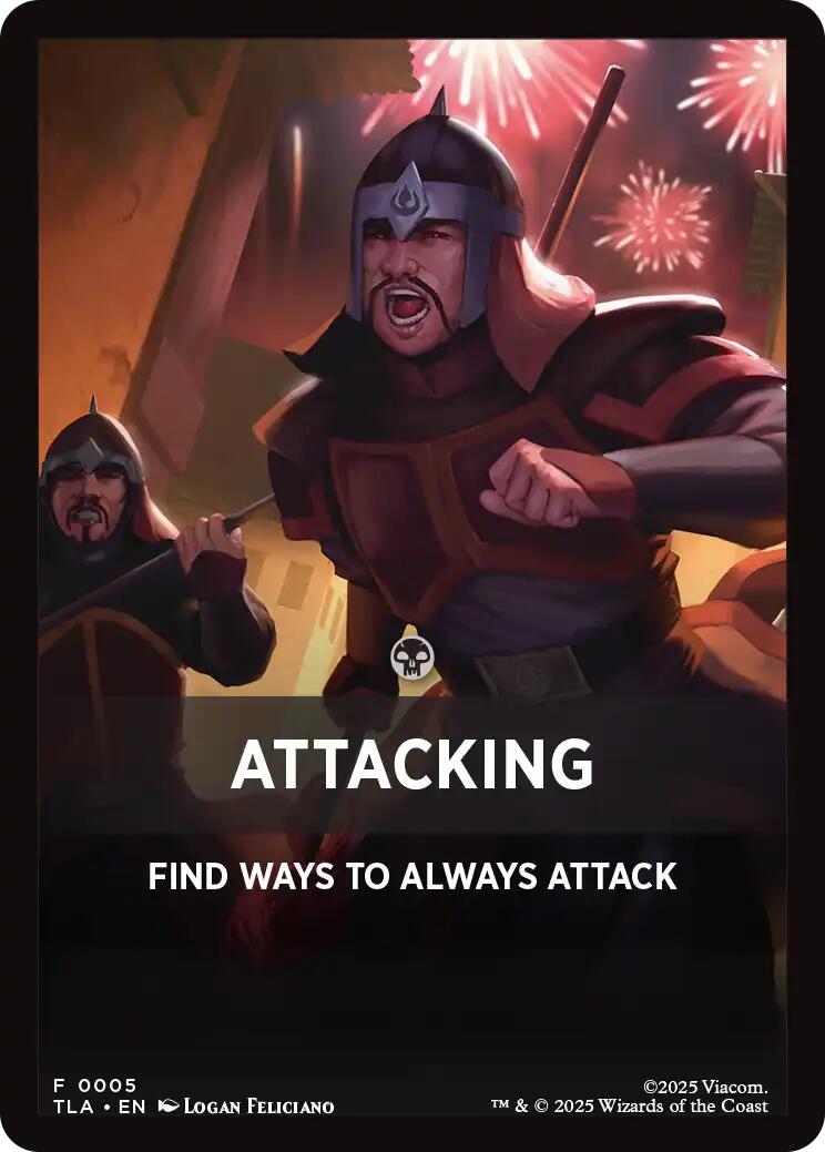 Attacking Theme Card [Avatar: The Last Airbender Tokens] | Game Master's Emporium (The New GME)