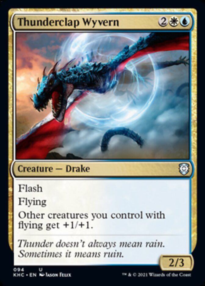 Thunderclap Wyvern [Kaldheim Commander] | Game Master's Emporium (The New GME)