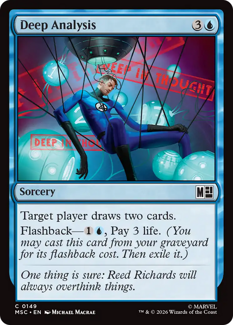 Deep Analysis (Surge Foil) [Marvel Super Heroes Commander] | Game Master's Emporium (The New GME)