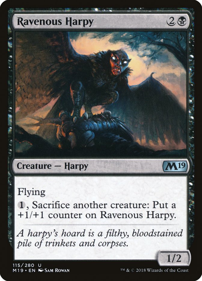 Ravenous Harpy [Core Set 2019] | Game Master's Emporium (The New GME)