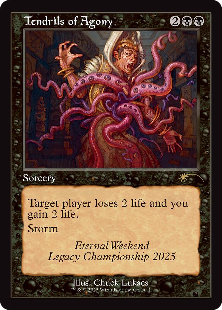 Tendrils of Agony (Retro Frame) (Eternal Weekend 2025 Promo) [Eternal Weekend] | Game Master's Emporium (The New GME)