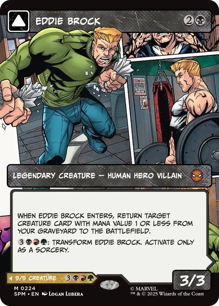 Eddie Brock (0224) (Borderless) [Marvel's Spider-Man] | Game Master's Emporium (The New GME)
