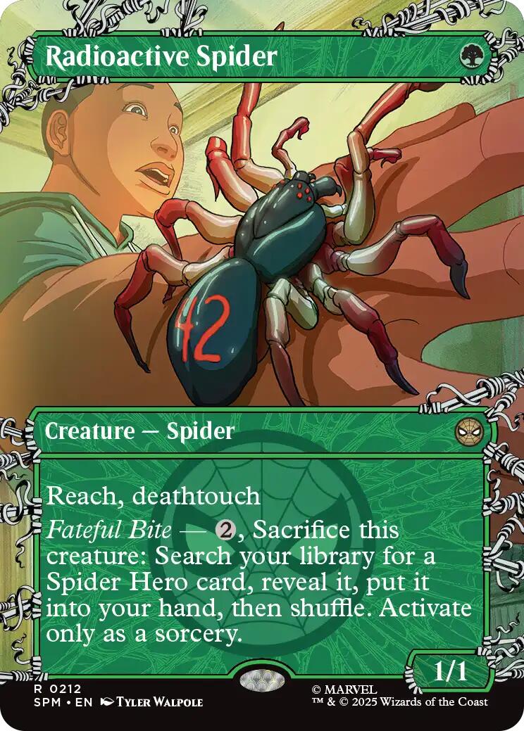 Radioactive Spider (Borderless) [Marvel's Spider-Man] | Game Master's Emporium (The New GME)