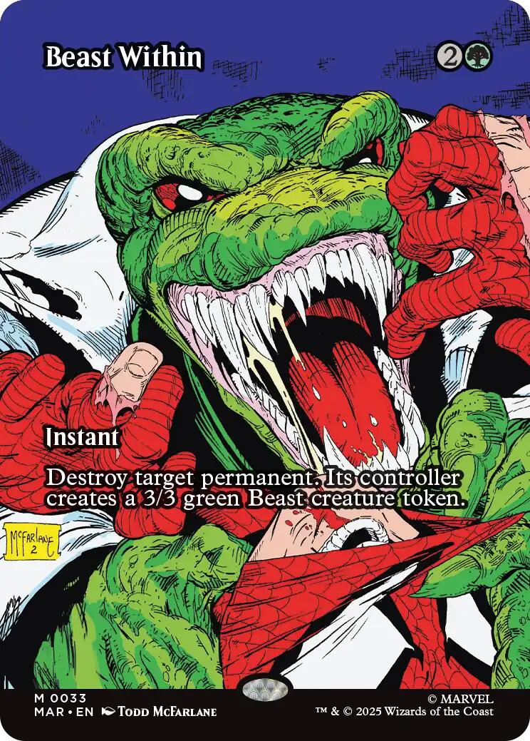 Beast Within (Borderless) [Marvel's Spider-Man: Eternal-Legal] | Game Master's Emporium (The New GME)
