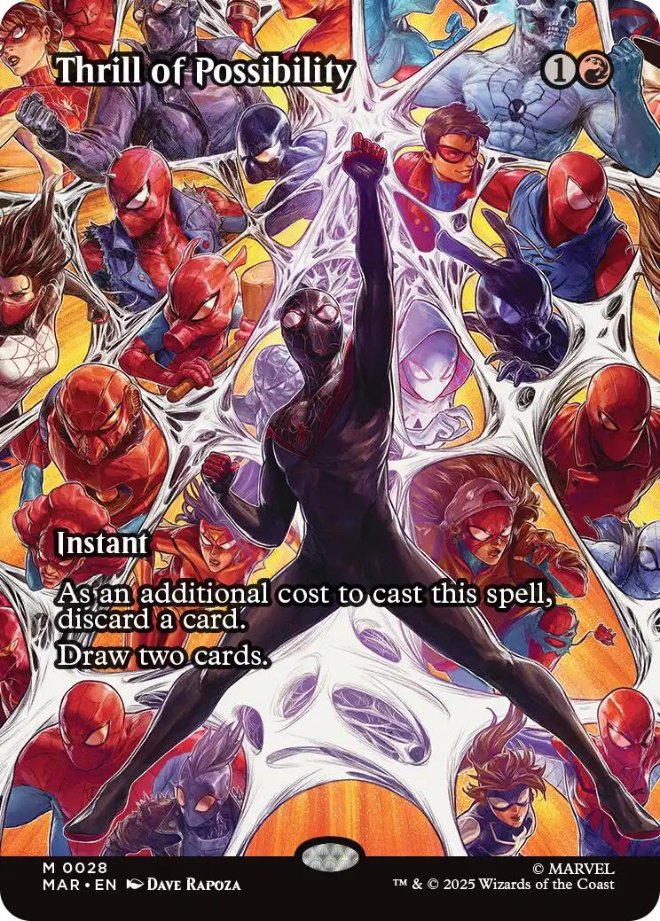 Thrill of Possibility (Borderless) [Marvel's Spider-Man: Eternal-Legal] | Game Master's Emporium (The New GME)