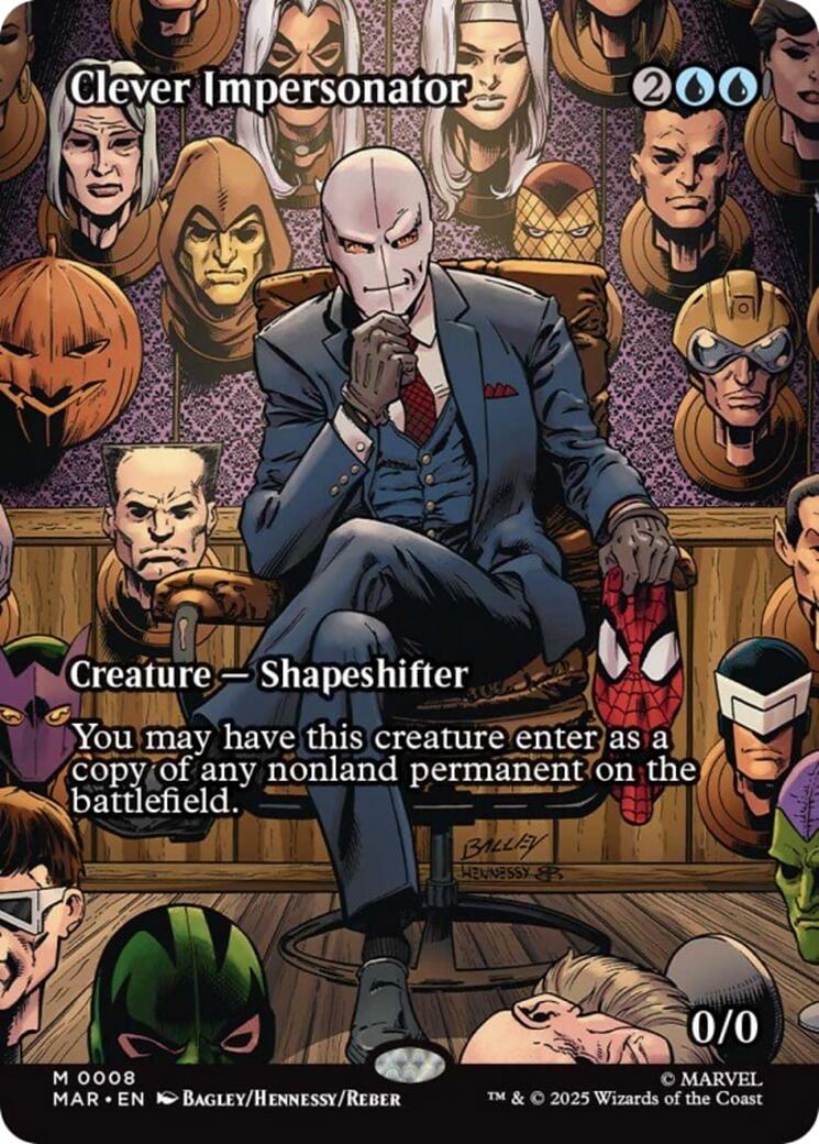 Clever Impersonator (Borderless) [Marvel's Spider-Man: Eternal-Legal] | Game Master's Emporium (The New GME)