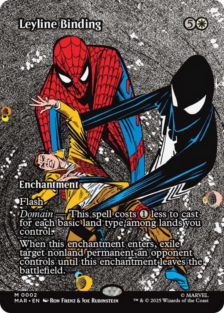 Leyline Binding (Borderless) [Marvel's Spider-Man: Eternal-Legal] | Game Master's Emporium (The New GME)