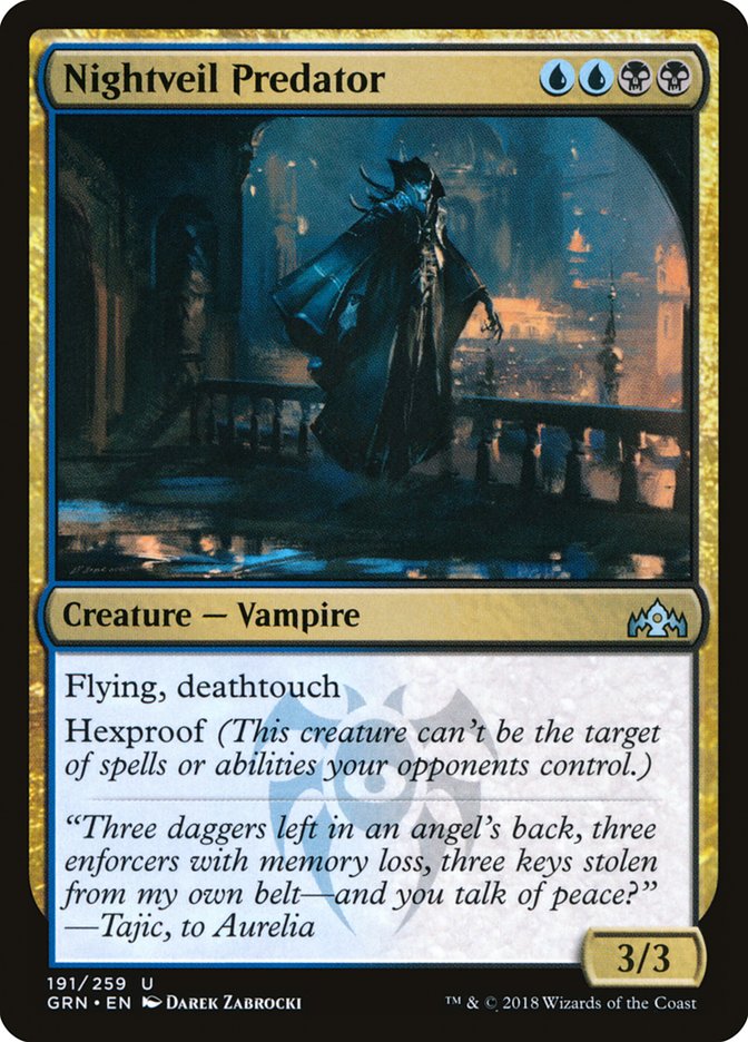 Nightveil Predator [Guilds of Ravnica] | Game Master's Emporium (The New GME)