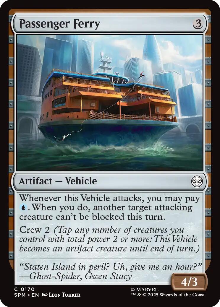 Passenger Ferry [Marvel's Spider-Man] | Game Master's Emporium (The New GME)
