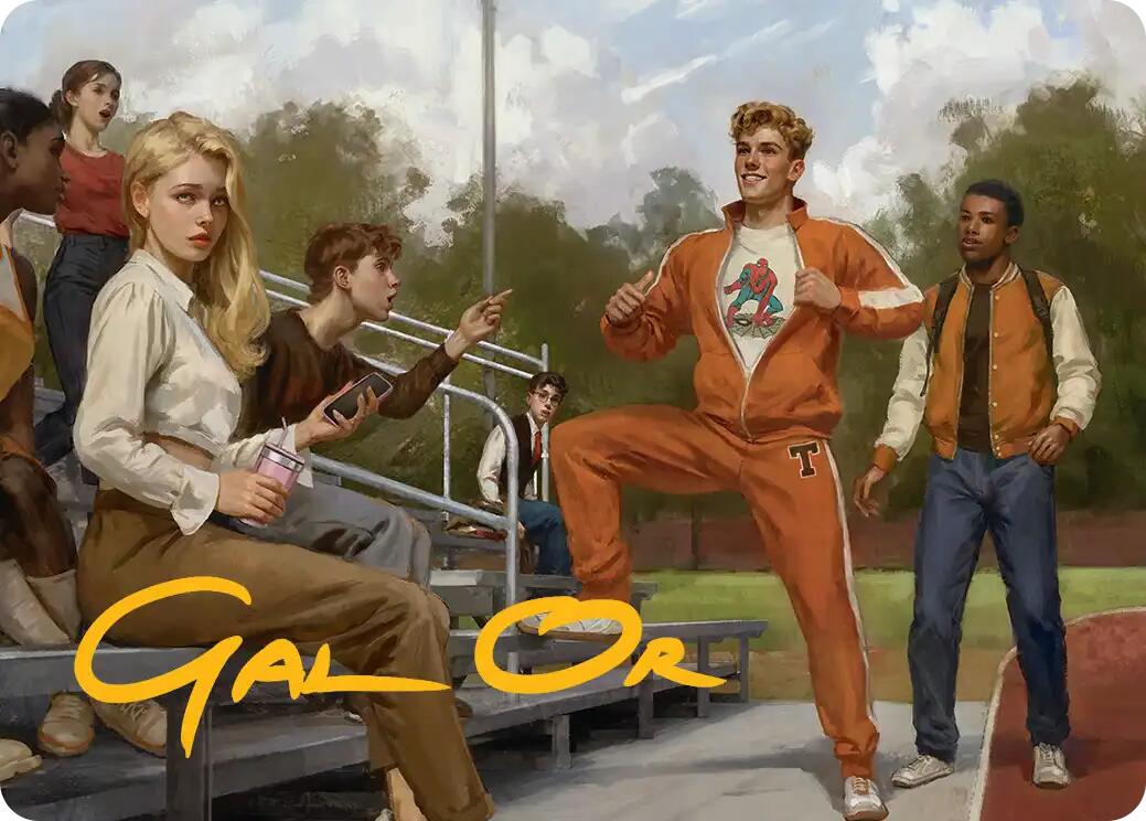 Flash Thompson, Spider-Fan Art Card (Gold-Stamped Signature) [Marvel's Spider-Man Art Series] | Game Master's Emporium (The New GME)