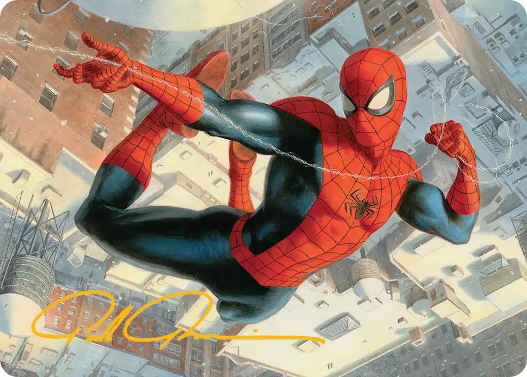 Spider-Man, Peter Parker Art Card (Gold-Stamped Signature) [Marvel's Spider-Man Art Series] | Game Master's Emporium (The New GME)