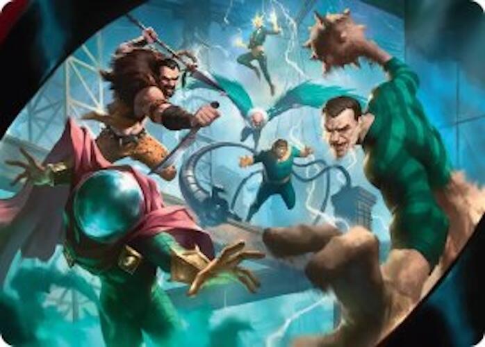 Behold the Sinister Six! Art Card (7/54) [Marvel's Spider-Man Art Series] | Game Master's Emporium (The New GME)