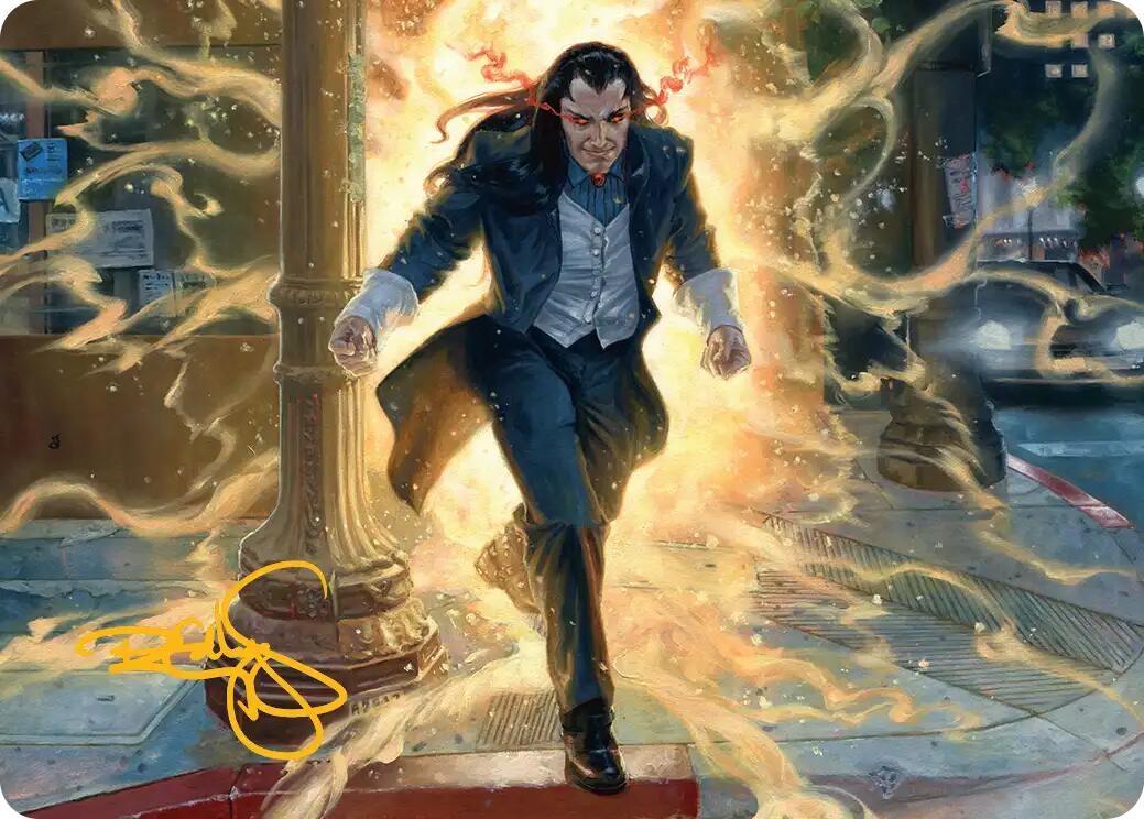 Morlun, Devourer of Spiders Art Card (Gold-Stamped Signature) [Marvel's Spider-Man Art Series] | Game Master's Emporium (The New GME)