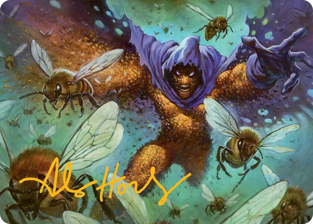 Swarm, Being of Bees Art Card (Gold-Stamped Signature) [Marvel's Spider-Man Art Series] | Game Master's Emporium (The New GME)