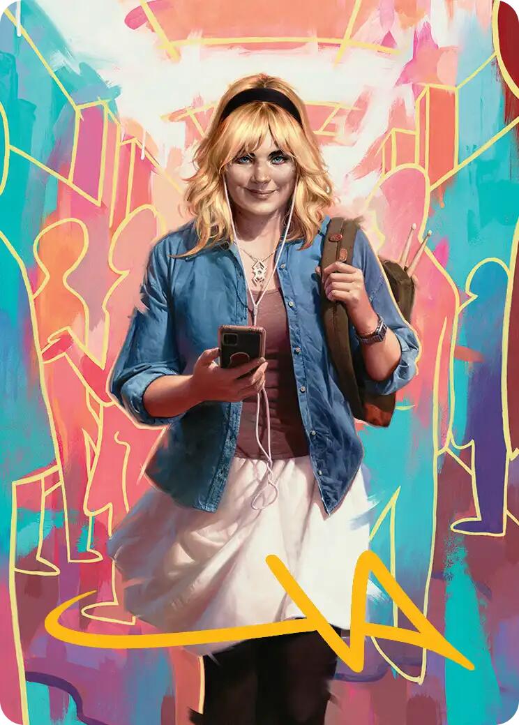 Gwen Stacy Art Card (Gold-Stamped Signature) (13/54) [Marvel's Spider-Man Art Series] | Game Master's Emporium (The New GME)