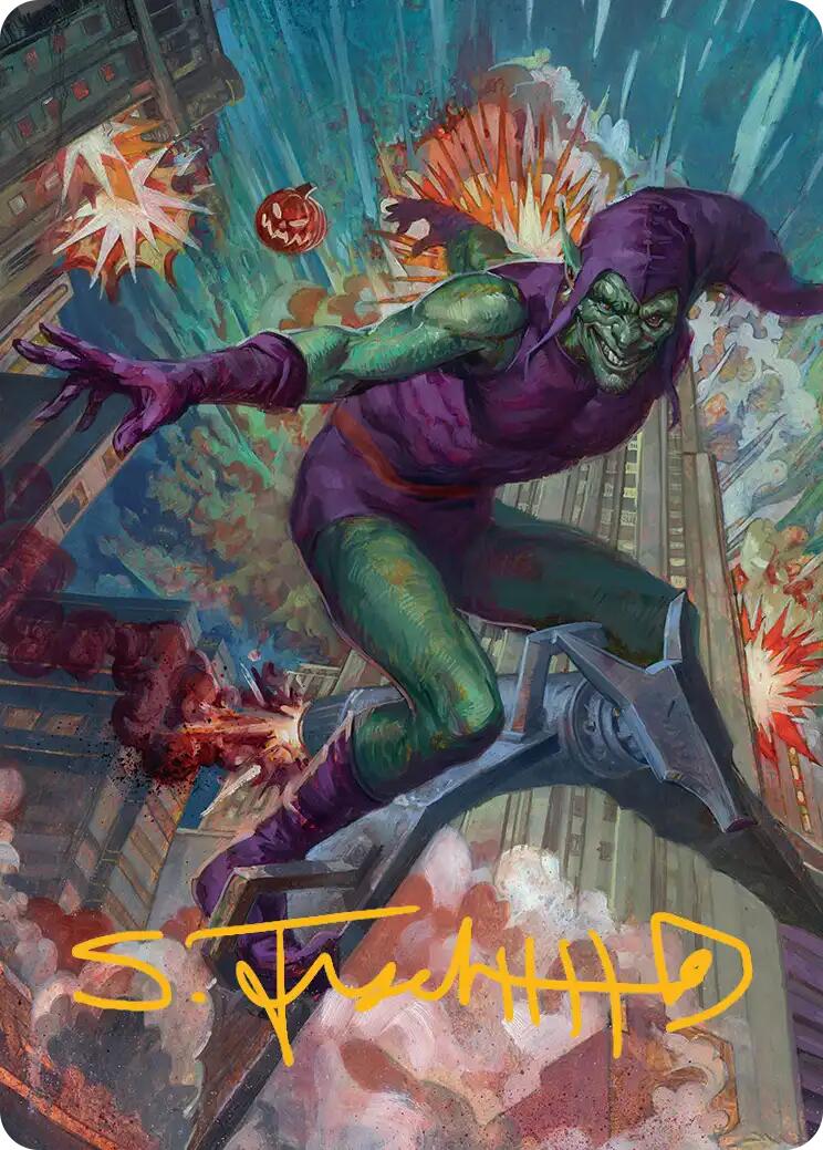 Green Goblin Art Card (26/54) (Gold-Stamped Signature) [Marvel's Spider-Man Art Series] | Game Master's Emporium (The New GME)