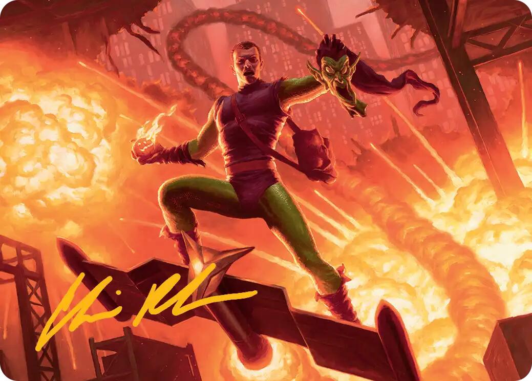 Green Goblin, Revenant Art Card (Gold-Stamped Signature) [Marvel's Spider-Man Art Series] | Game Master's Emporium (The New GME)