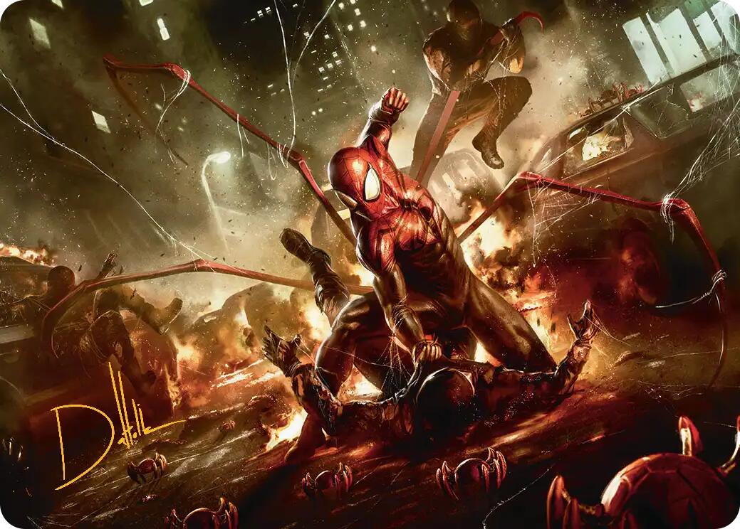 Superior Spider-Man Art Card (Gold-Stamped Signature) [Marvel's Spider-Man Art Series] | Game Master's Emporium (The New GME)