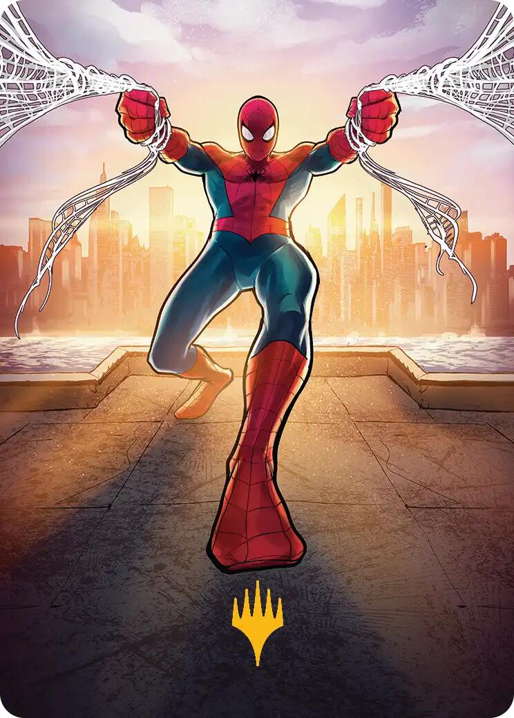 Amazing Spider-Man Art Card (36/54) (Gold-Stamped Planeswalker Symbol) [Marvel's Spider-Man Art Series] | Game Master's Emporium (The New GME)