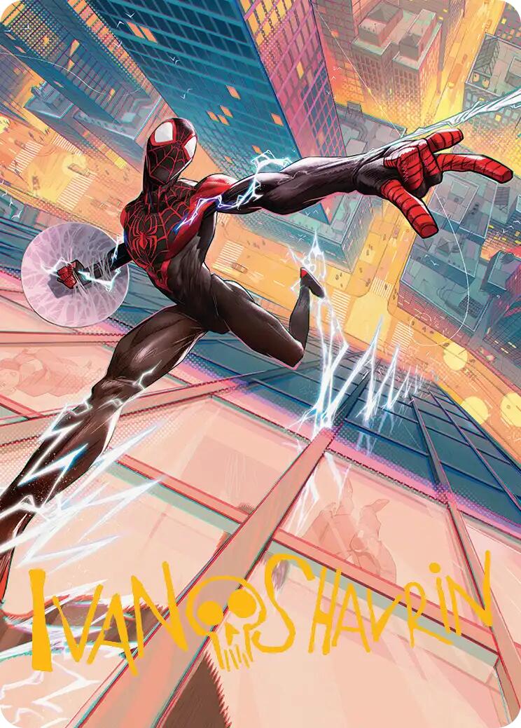 Ultimate Spider-Man Art Card (Gold-Stamped Signature) [Marvel's Spider-Man Art Series] | Game Master's Emporium (The New GME)