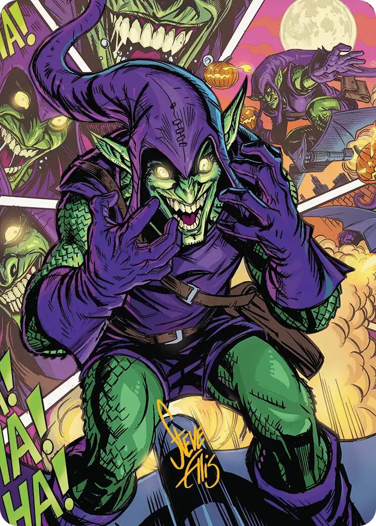 Green Goblin Art Card (49/54) (Gold-Stamped Signature) [Marvel's Spider-Man Art Series] | Game Master's Emporium (The New GME)