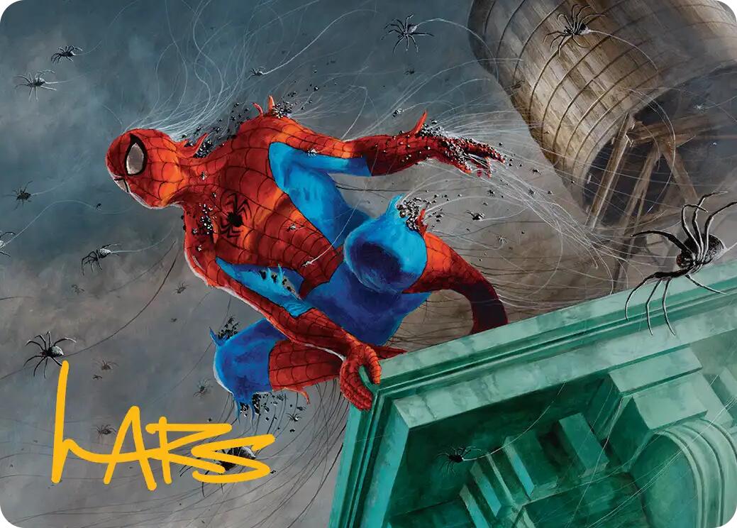 Spiders-Man, Heroic Horde Art Card (Gold-Stamped Signature) [Marvel's Spider-Man Art Series] | Game Master's Emporium (The New GME)