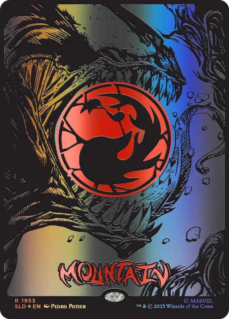 Mountain (1953) (Raised Foil) [Secret Lair Drop Series] | Game Master's Emporium (The New GME)